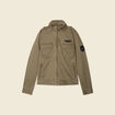 Blouson style biker zipp&eacute; vert kaki homme