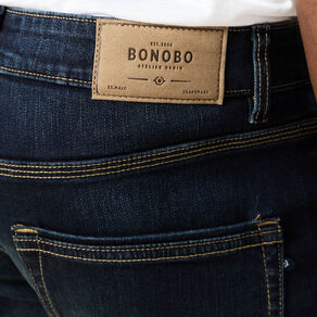 Jeans regular éco-responsable denim brut homme