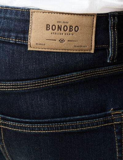 Jeans regular éco-responsable denim brut homme
