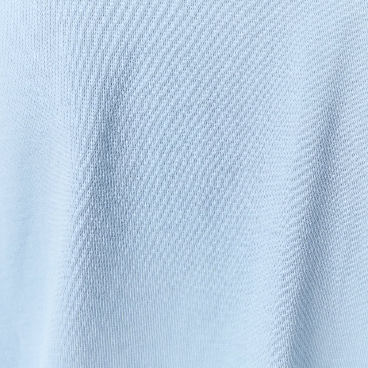 Sweat manches longues col polo bleu clair femme