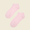 Chaussettes rose pastel femme