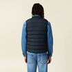 Doudoune courte sans manches bleu marine homme