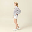 Blouse manches longues blanc femme