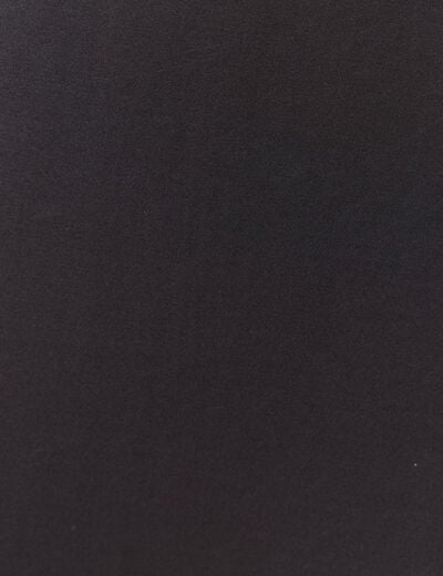 Jupe midi droite satin gris foncé femme