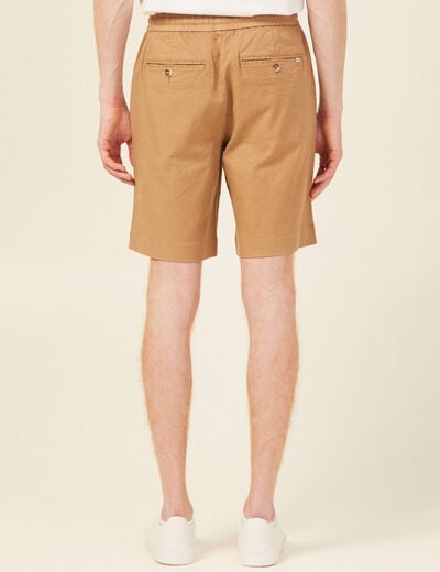 Bermuda éco-responsable beige homme