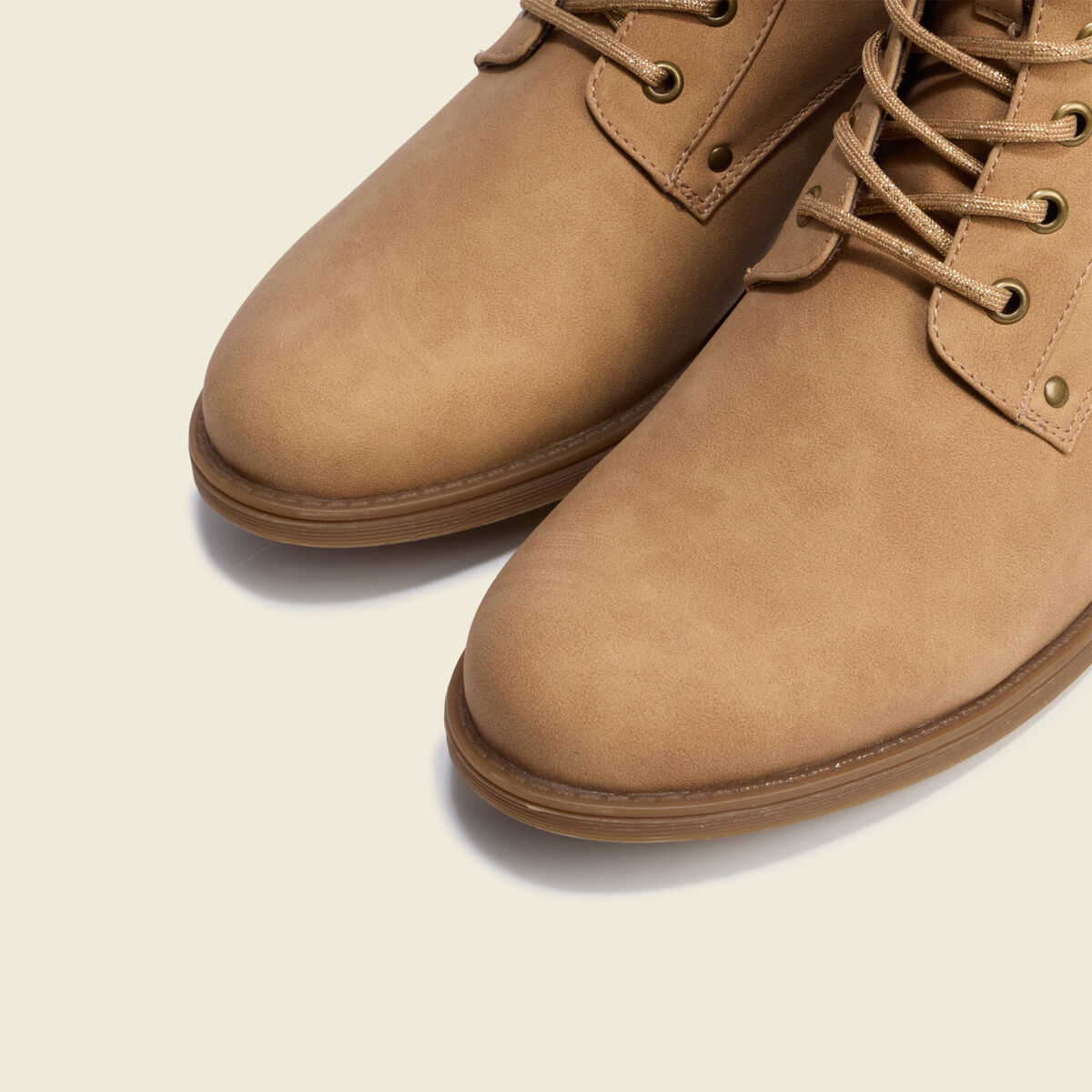 Bottines beige femme
