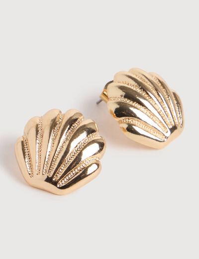 Boucles d'oreilles couleur or femme