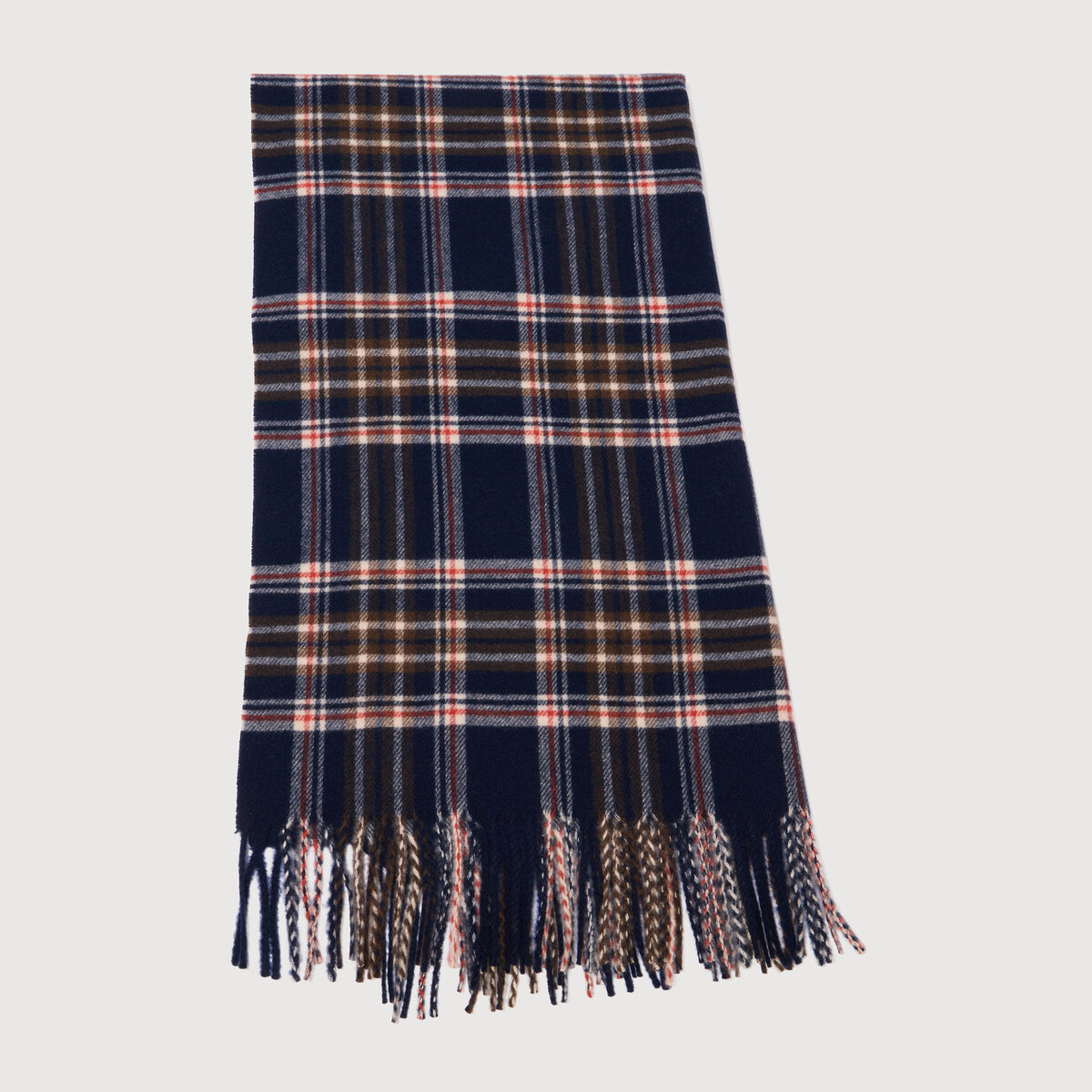 Plaid bleu marine homme