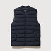 Doudoune courte sans manches bleu marine homme