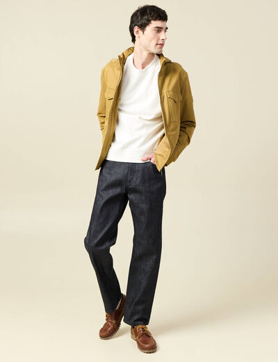 Jeans regular longueur 32 denim brut clean homme