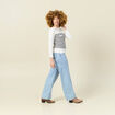T-shirt manches longues ecru femme