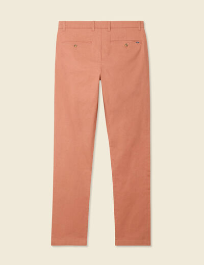 Pantalon chino longueur 32 vieux rose homme