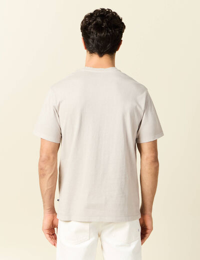 T-shirt manches courtes gris foncé homme