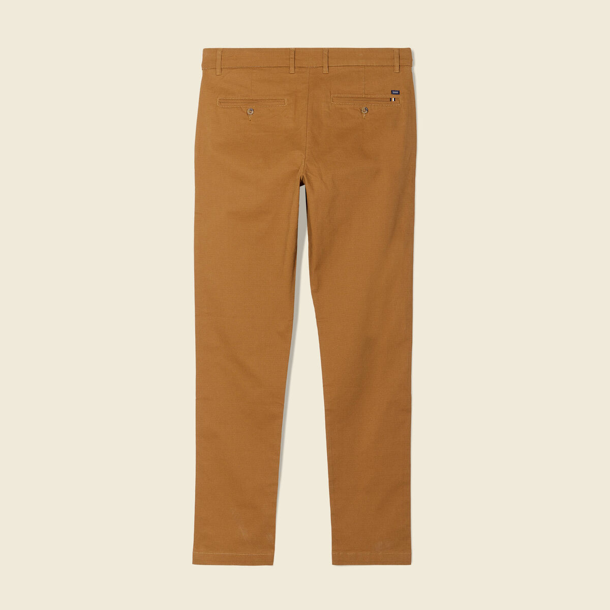 Pantalon slim Instinct chino marron homme