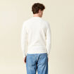 Pull éco-responsable ecru homme