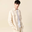 Surchemise manches longues ecru homme
