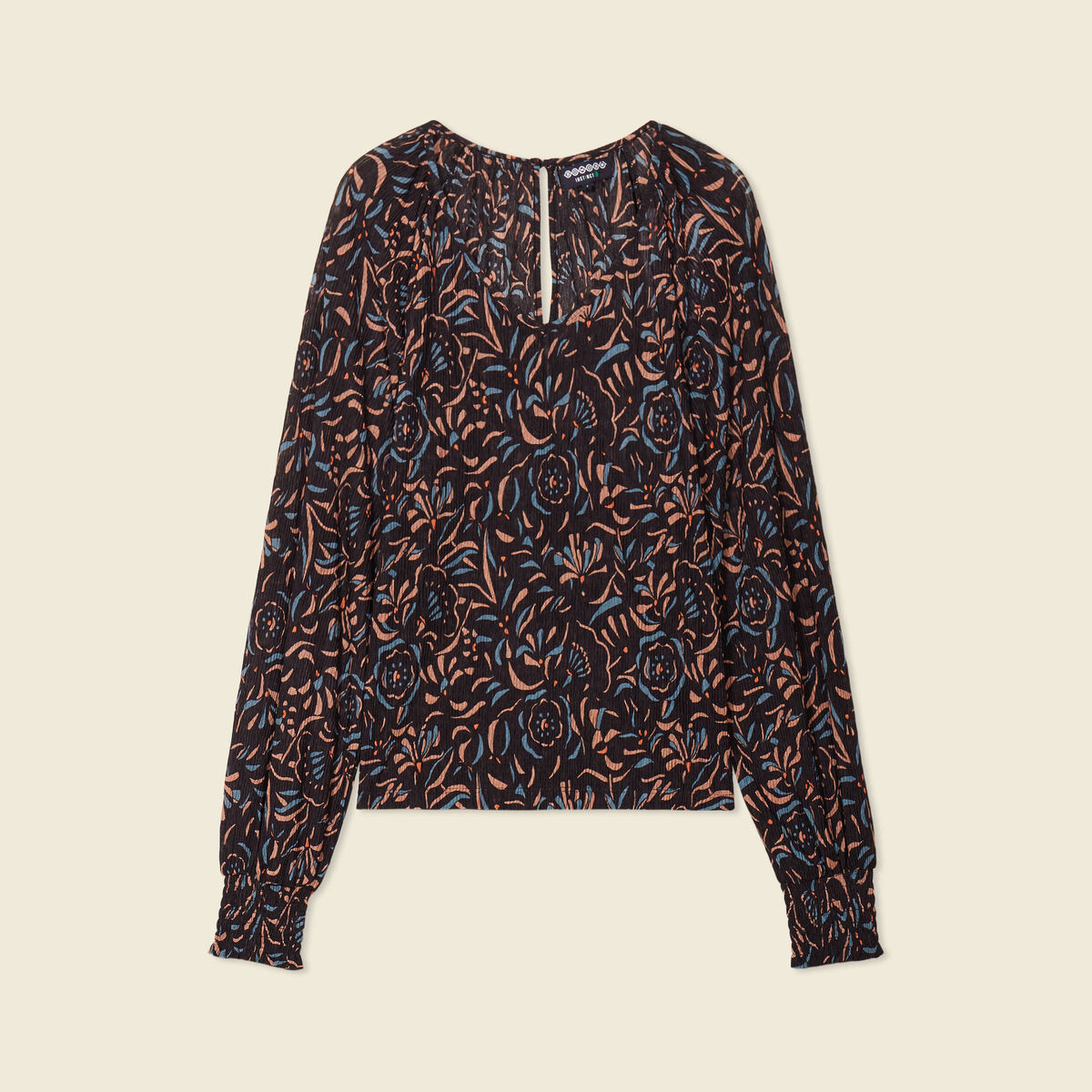 T-shirt manches longues noir femme