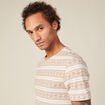 T-shirt manches courtes beige homme