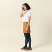 Jupe marron femme