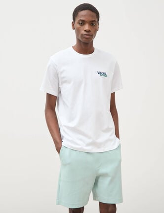 Bermuda bleu gris homme