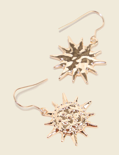 Boucles d'oreilles couleur or femme