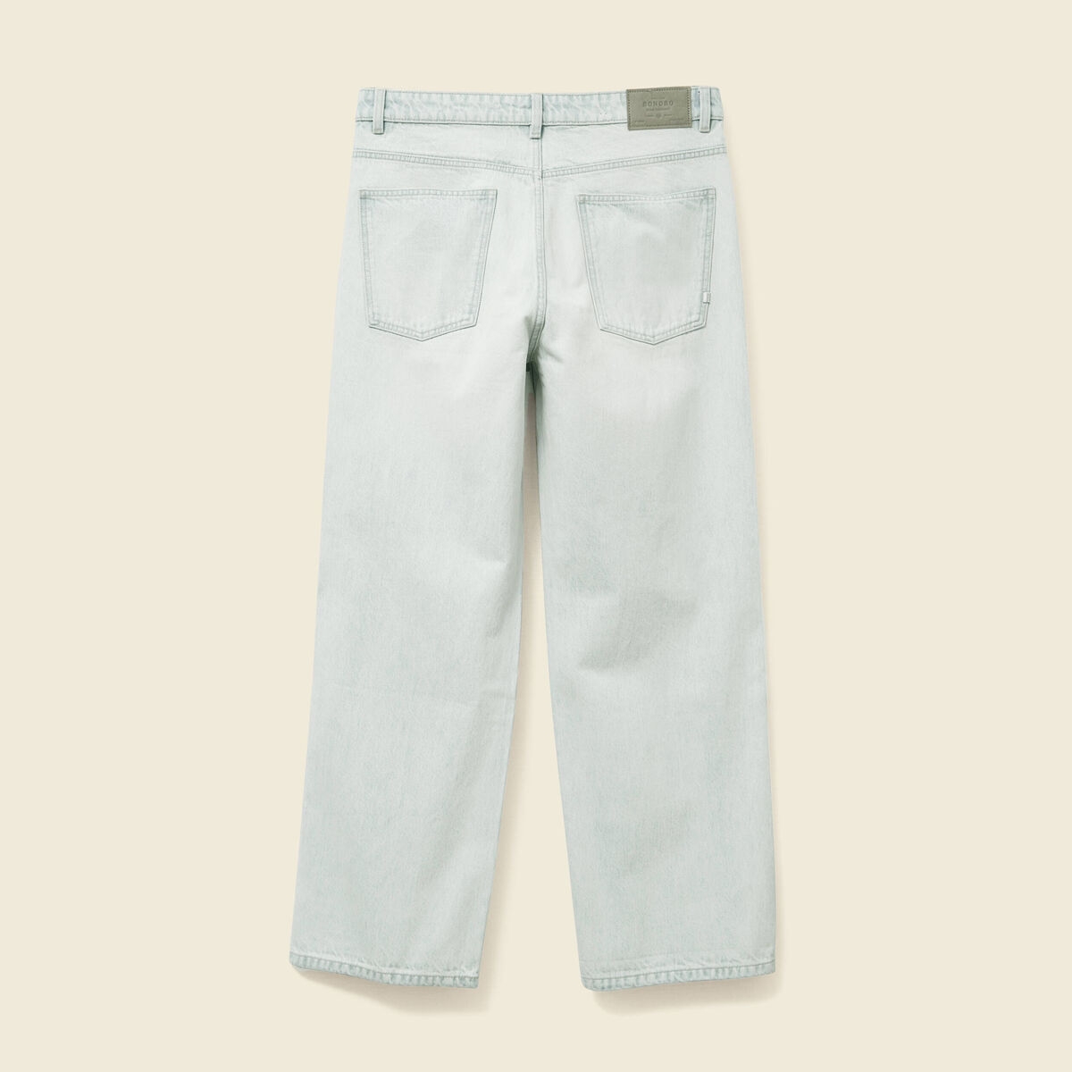 Jeans large 5 poches bleu ciel homme