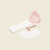 Kit de démaquillage massage pour visage ecru femme