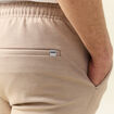 Short droit avec cordon beige homme