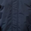 Parka longue droite &agrave; capuche bleu marine homme