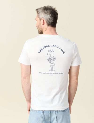 T-shirt manches courtes blanc homme