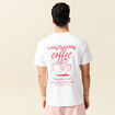 T-shirt manches courtes blanc homme