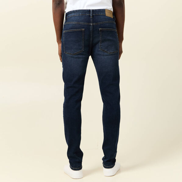 Jeans skinny tapered denim brut homme