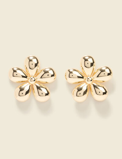 Boucles d'oreilles couleur or femme