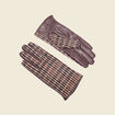 Gants en cuir marron femme