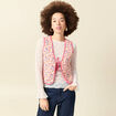 Gilet r&eacute;versible droit sans manches multicolore femme