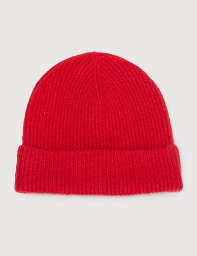 Bonnet rouge femme
