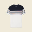 T-shirt manches courtes marron foncé homme