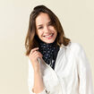 Foulard blanc femme