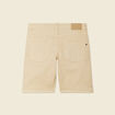 Bermuda droit 5 poches beige homme