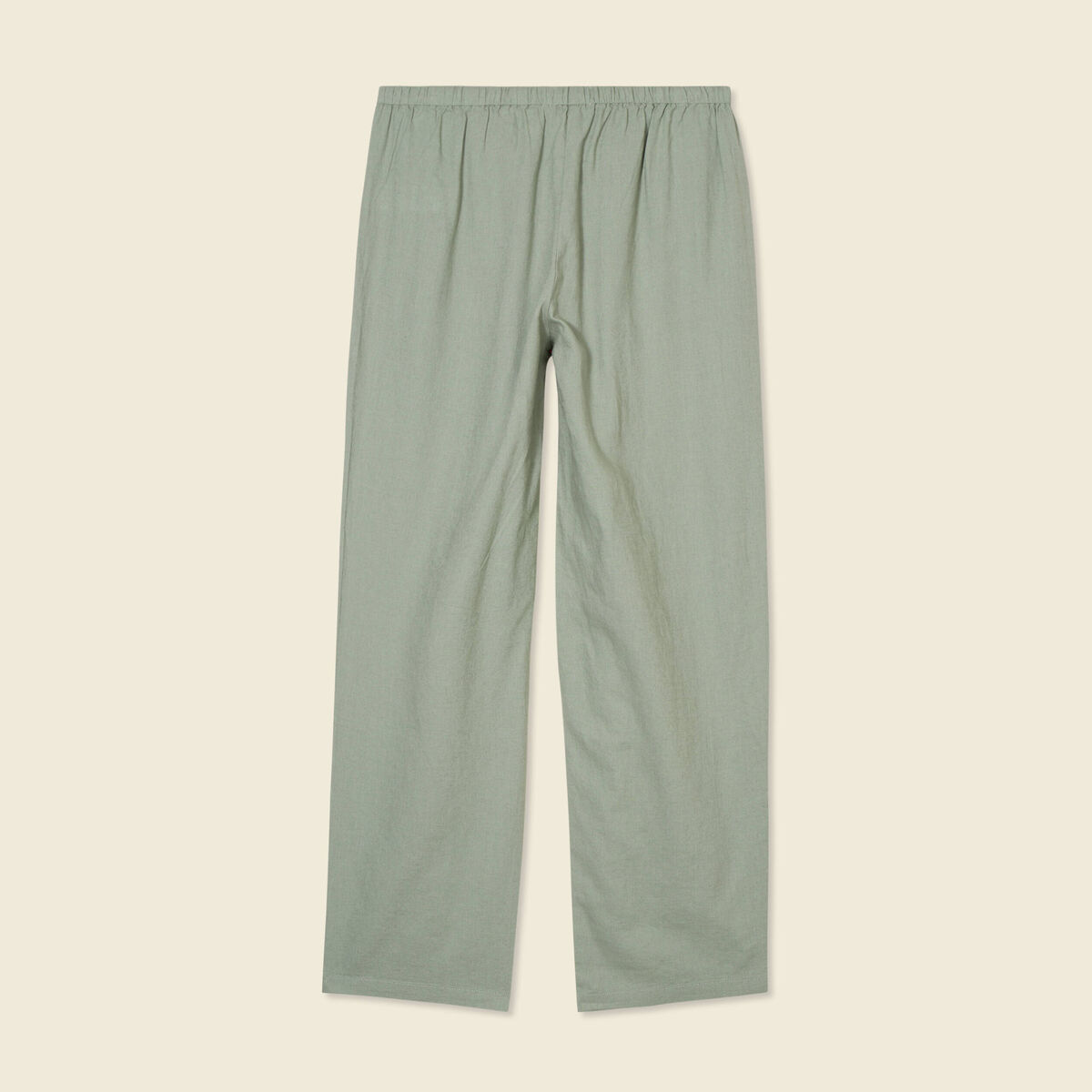 Pantalon droit 7/8ème vert kaki femme