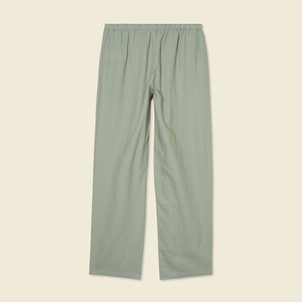 Pantalon droit 7/8ème vert kaki femme