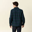 Chemise manches longues bleu marine homme