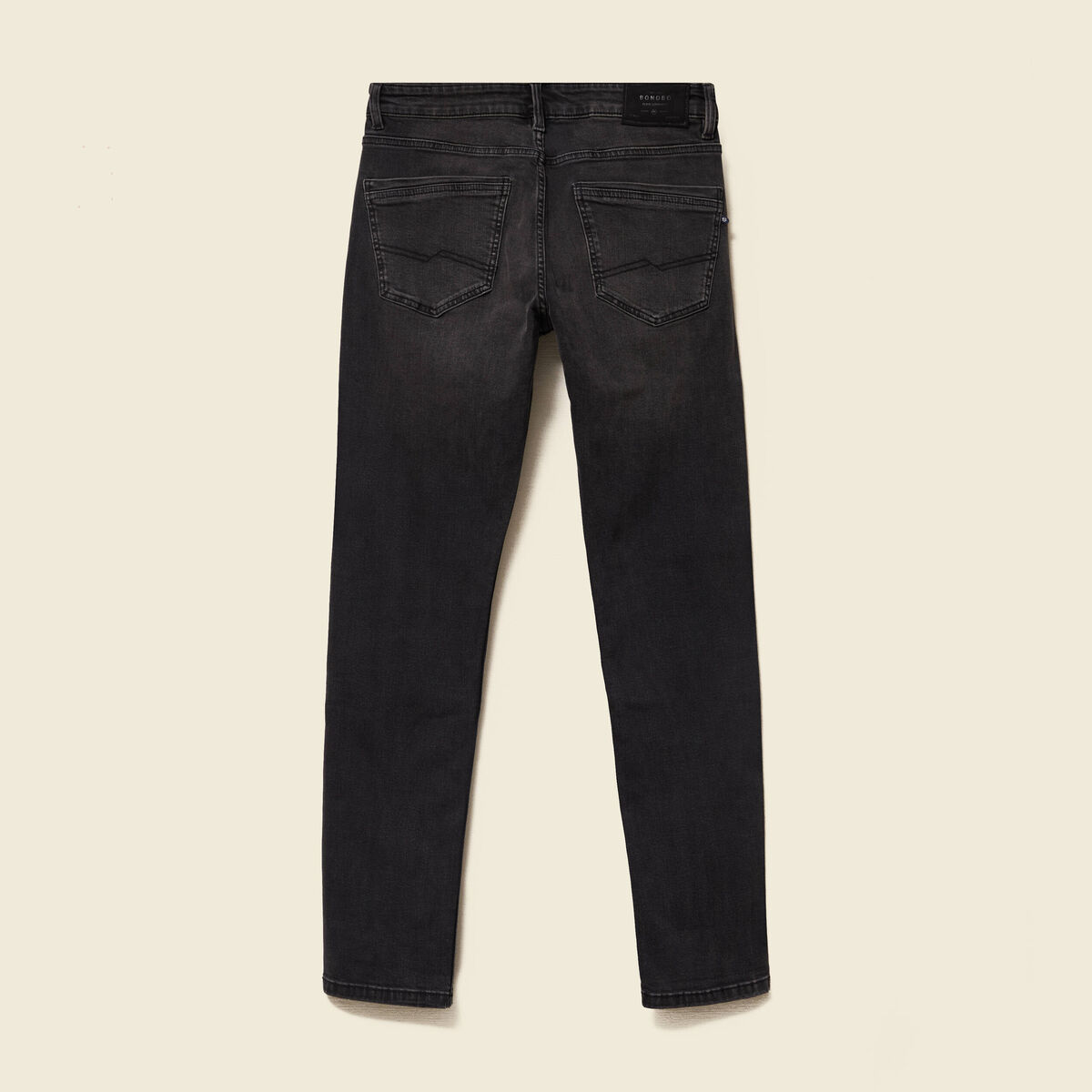 Jeans slim 5 poches longueur 32 denim noir homme