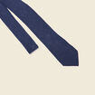 Cravate bleu foncé homme