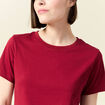 T-shirt manches courtes rouge femme