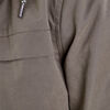 Blouson droit a capuche vert kaki homme