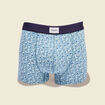 Lot 2 boxers bleu pétrole homme