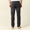 Jeans straight 5 poches denim gris homme