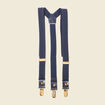 Bretelles bleu marine homme