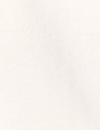 T-shirt manches courtes ecru homme